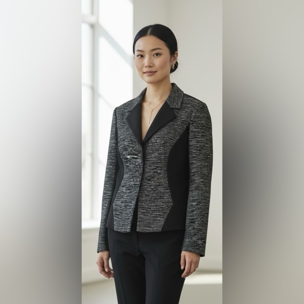 Black and Gray Blazer - Quality!